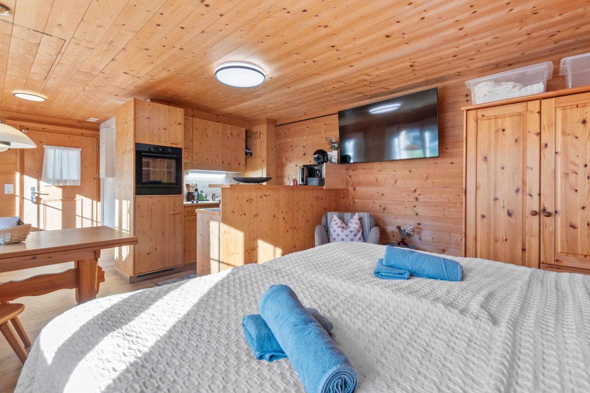 Gemuetliches Chalet Mit Privater Sauna Und Schoener Aussicht Küblis Buitenkant foto