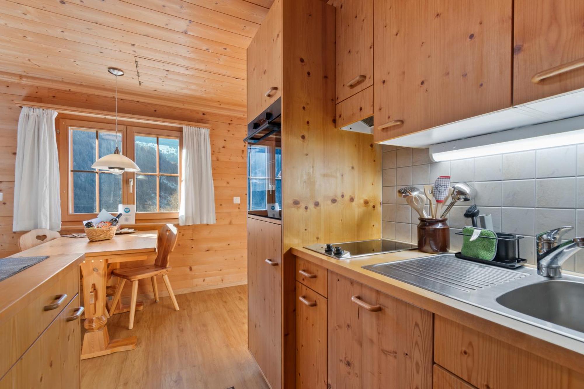 Gemuetliches Chalet Mit Privater Sauna Und Schoener Aussicht Küblis Buitenkant foto